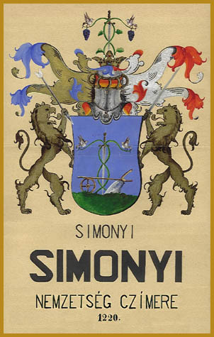 A Simonyi nemzetség czímere